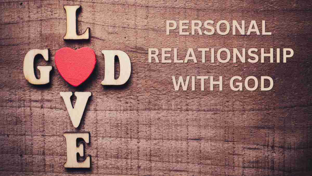 A personal relationship with God refers to an individual's intimate connection and communion with a higher power or divine being, typically within a religious context. It is a deeply spiritual and subjective experience that varies from person to person, as different individuals may have unique understandings and interpretations of their connection with the divine. This relationship often involves prayer, meditation, and contemplation, allowing individuals to communicate and seek guidance from God. Moreover, it encompasses a sense of faith, trust, and surrender to an omnipotent entity believed to be wise, loving, and all-knowing. Maintaining this relationship requires commitment, self-reflection, and adherence to religious principles or practices that align with one's faith tradition. Fostering a personal relationship with God can bring solace during challenging times by providing hope, comfort, guidance, and a sense of purpose in one's life.
